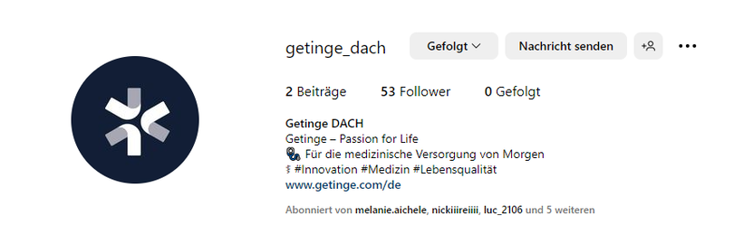 Getinge Instagram